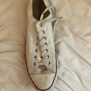 Gently worn converse shoes